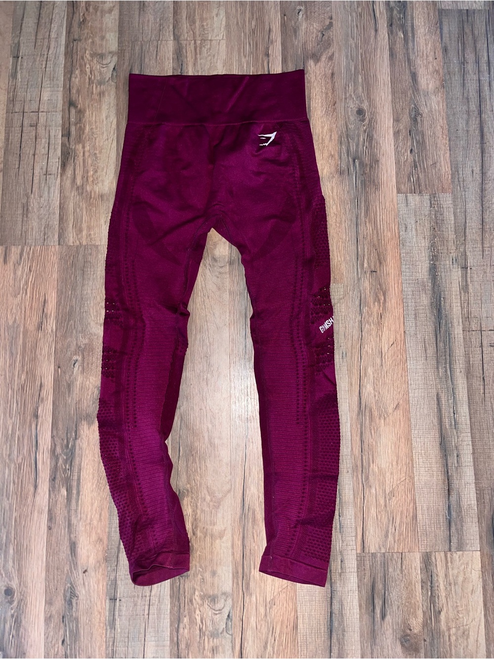 Gymshark Burgundy Seamless Active Leggings
